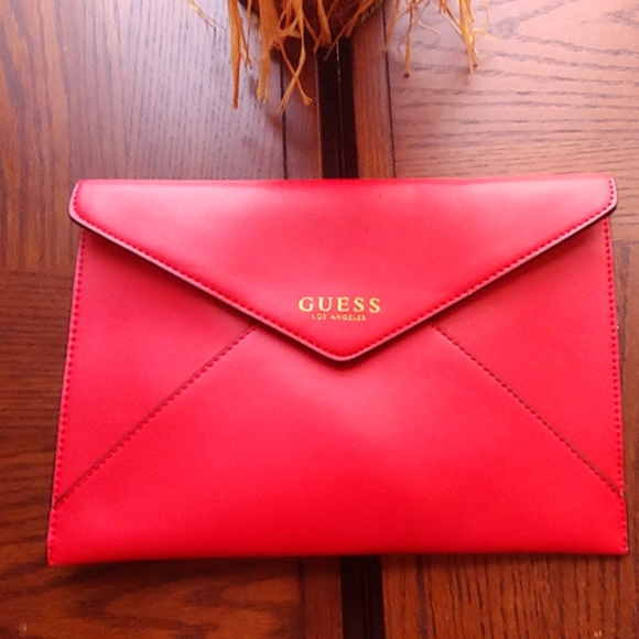 Guess Faux Leather Envelope Clutch - Picture 2 of 4